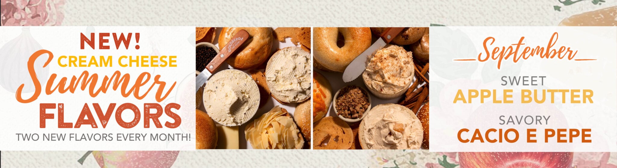 September Cream Cheese Flavors